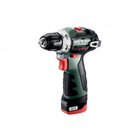 АККУМУЛЯТОРНАЯ ДРЕЛЬ-ШУРУПОВЕРТ POWERMAXX BS BL METABO (2 АКБ 12 В / 2,0 А·ч+ЗУ LC 40) 5376