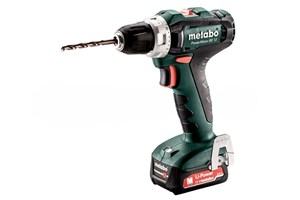 АККУМУЛЯТОРНАЯ ДРЕЛЬ-ШУРУПОВЕРТ METABO POWERMAXX BS 12 (2 АКБ 12 В / 2,0 А·ч+ЗУ SC 30+Пластиковый кофр) 5463