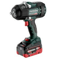 АККУМУЛЯТОРНЫЙ УДАРНЫЙ ГАЙКОВЕРТ METABO SSW 18 LTX 1450 BL (2 АКБ 18 В/5,5 Ач+ЗУ ASC 145 «ВОЗД. ОХЛ.»+metaBOX 145 L) 5575