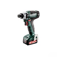 АККУМУЛЯТОРНЫЙ УДАРНЫЙ ГАЙКОВЕРТ METABO POWERMAXX SSD 12 (2 АКБ 12 В / 2,0 А·ч+ЗУ SC 30+Пластиковый кофр) 5589