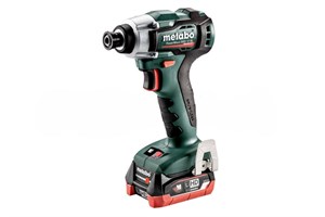 АККУМУЛЯТОРНЫЙ УДАРНЫЙ ГАЙКОВЕРТ METABO POWERMAXX SSD 12 BL (2 АКБ 12 В / 4,0 А·ч+ЗУ ASC 55 "AIR COOLED"+Пластиковый кофр) 5592